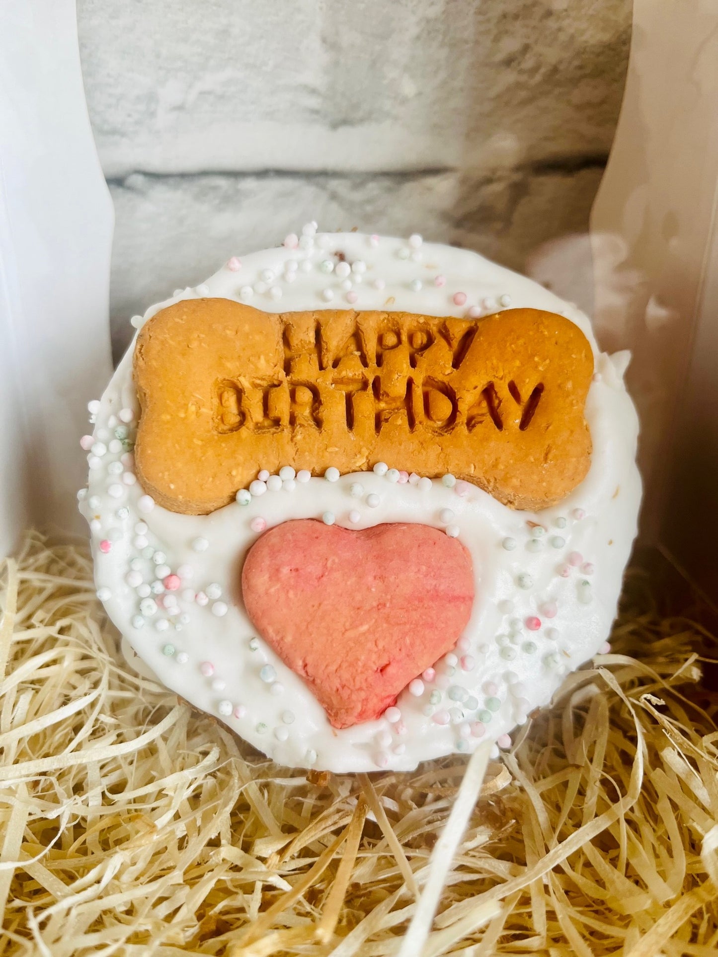 DOG BIRTHDAY CAKE