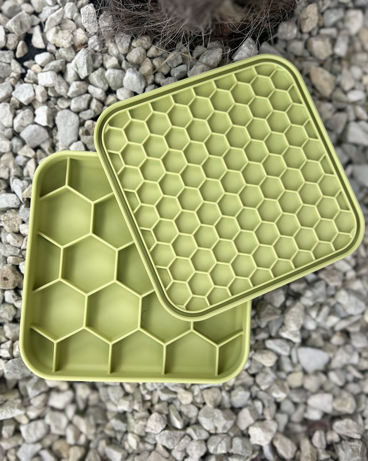 LID IT 2 IN ONE SLOW FEEDER BOWL LICK MAT WITH LID