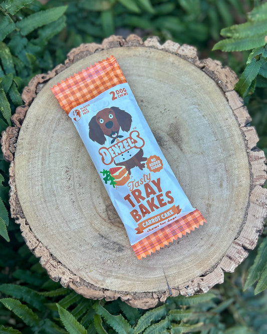 DENZELS CARROT CAKE TRAY BAKE CHEWS