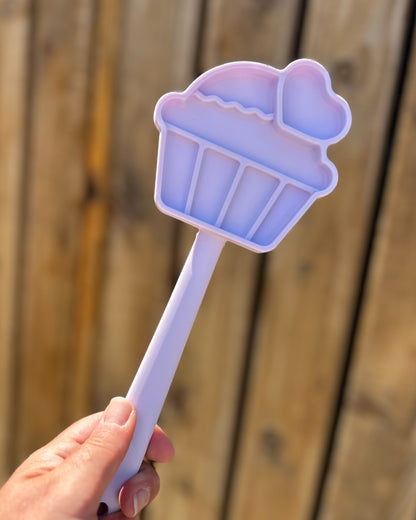 CUPCAKE LOVE SILICONE LICK STICK HANDHELD ENRICHMENT TOOL