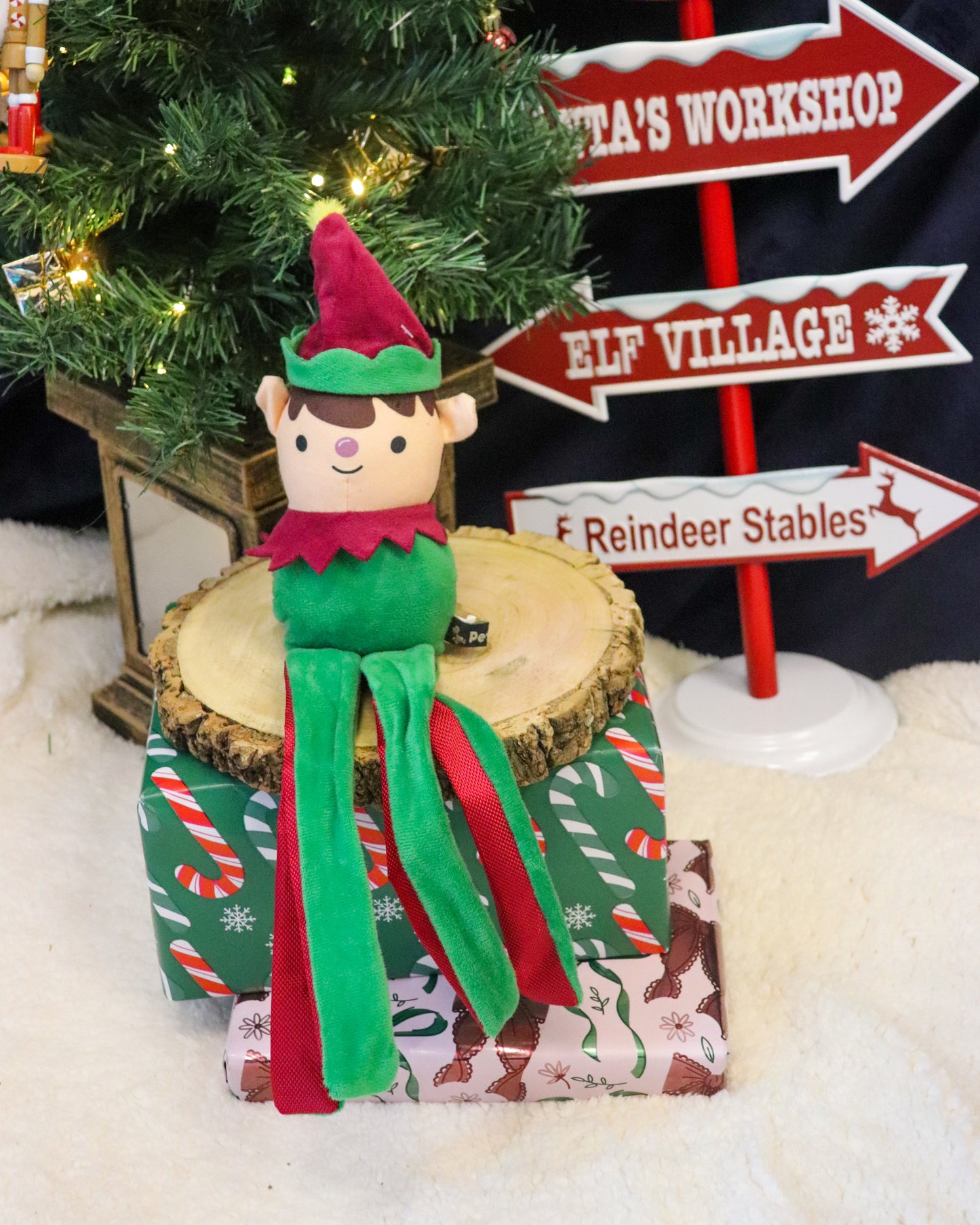 GARY CRINKLE LEGS ELF CHRISTMAS PLUSH TOY