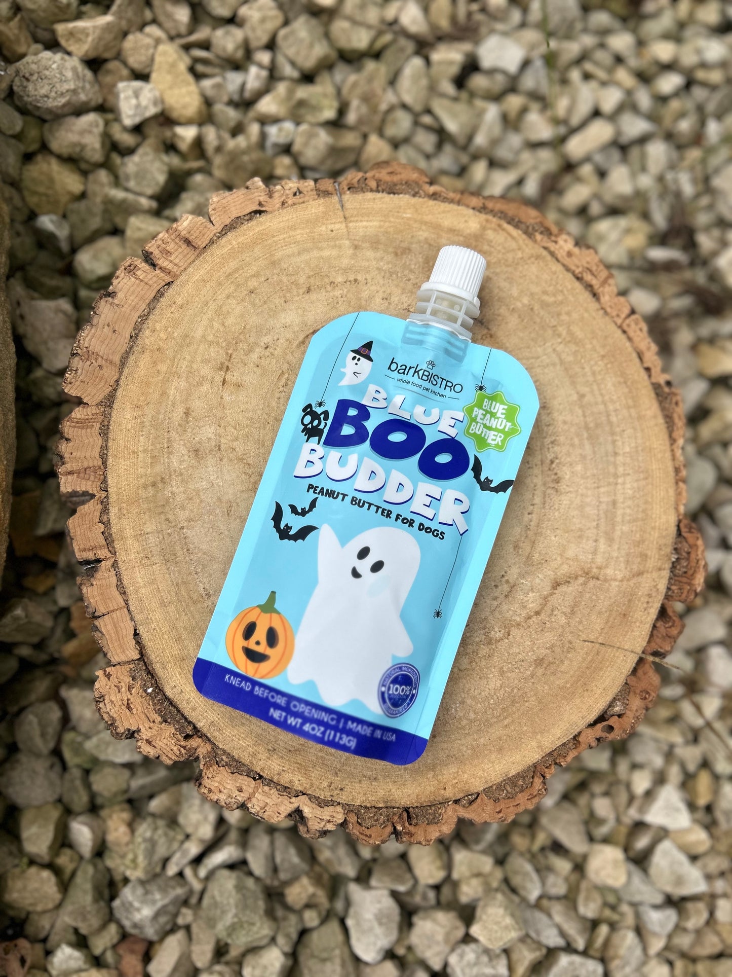 BARK BISTRO AUTUMN/ HALLOWEEN LIMITED ED BOO BUDDER & CHERRY PIE PEANUT BUTTER