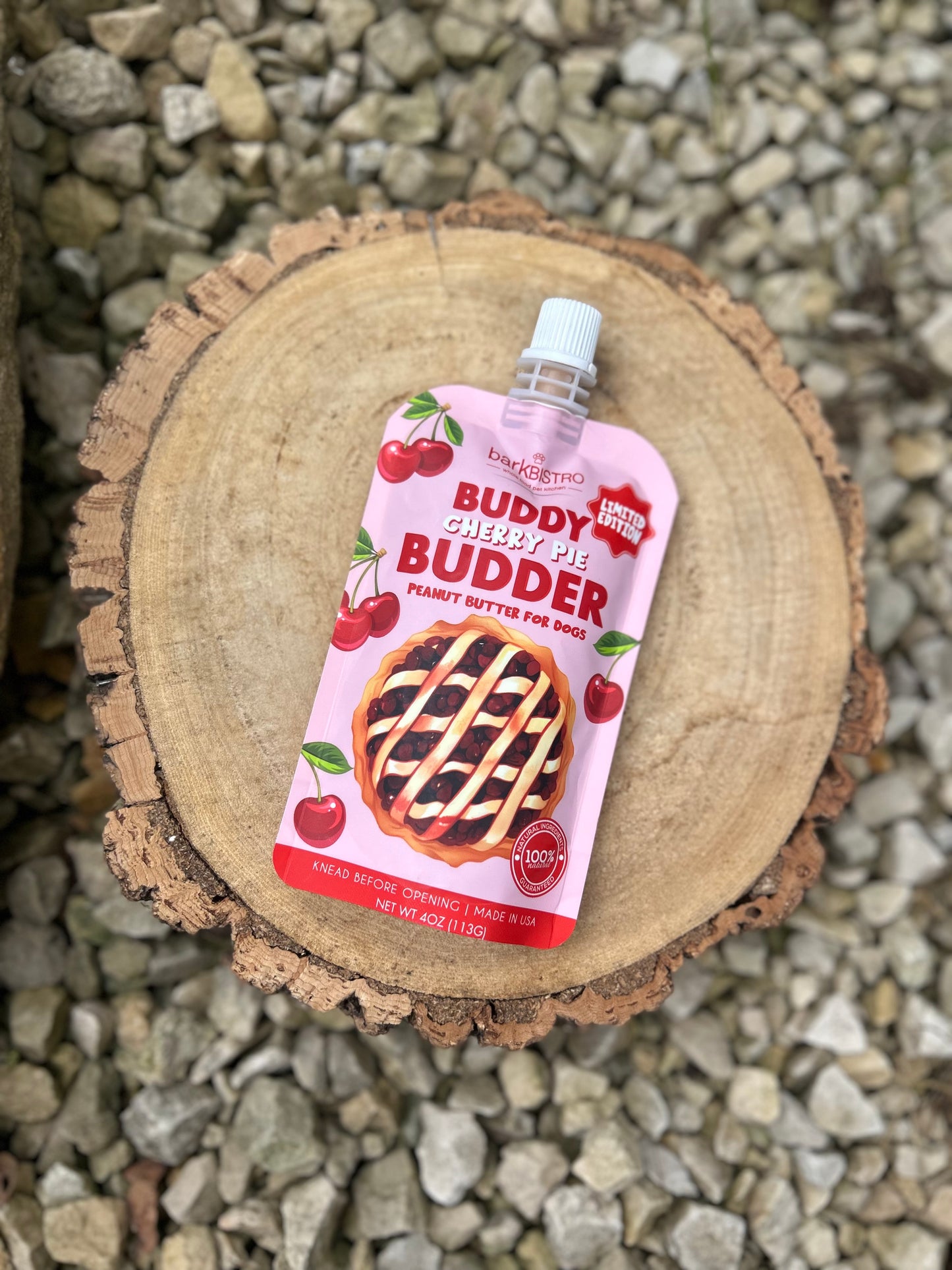 BARK BISTRO AUTUMN/ HALLOWEEN LIMITED ED BOO BUDDER & CHERRY PIE PEANUT BUTTER
