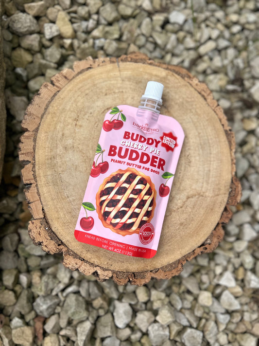 BARK BISTRO AUTUMN/ HALLOWEEN LIMITED ED CHERRY PIE PEANUT BUDDY BUTTER