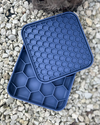 LID IT 2 IN ONE SLOW FEEDER BOWL LICK MAT WITH LID