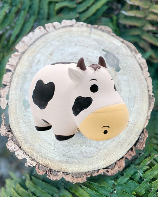 MR MOO COW SQUEAKY LATEX TOY