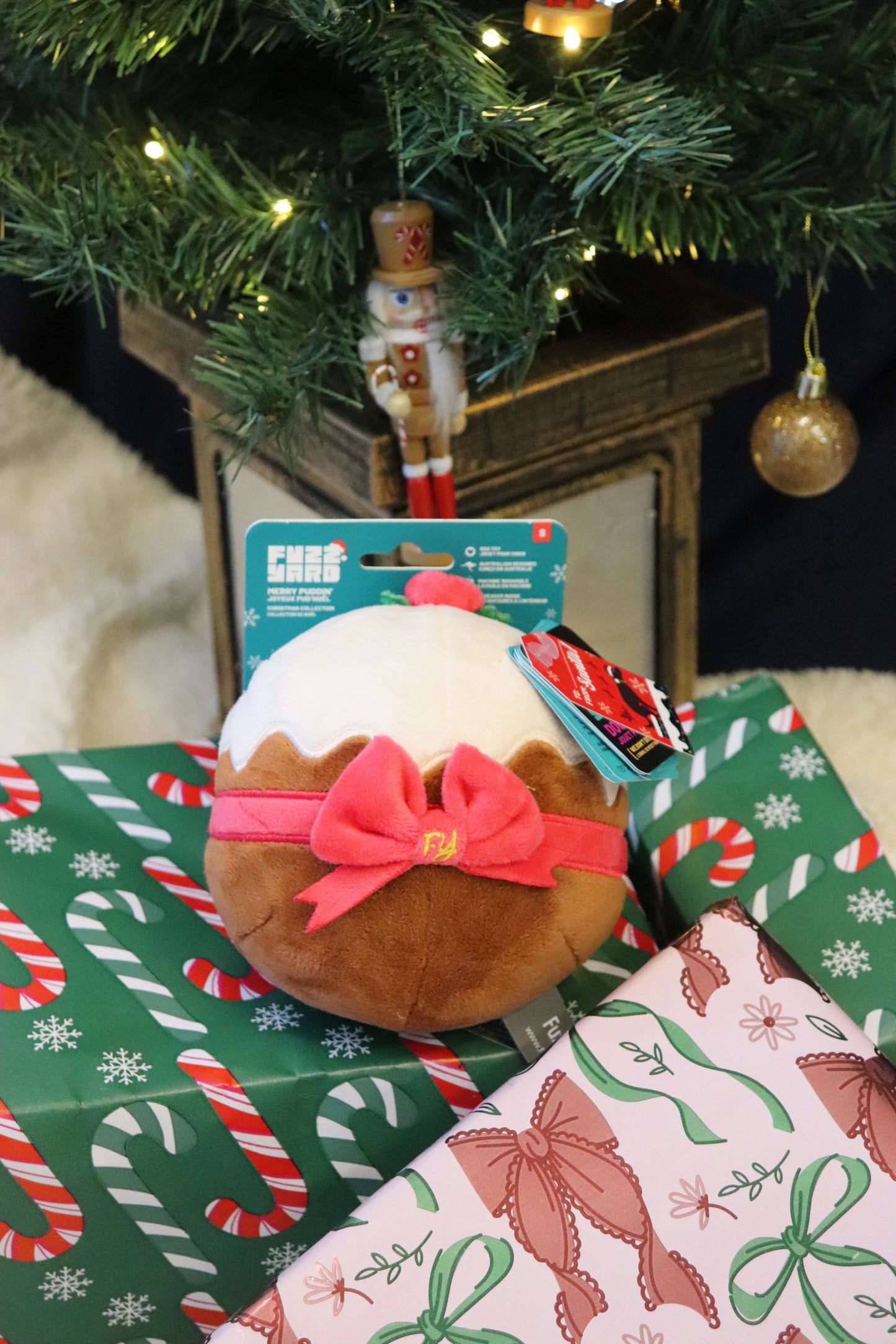 FUZZYARD MEERY PUDDING LUXURY CHRISTMAS PLUSH TOY