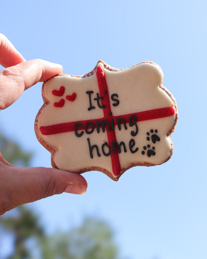 NELSONS TREATS “IT’S COMING HOME” ENGlAND WORLD CUP HAND BAKED DOG BISCUIT