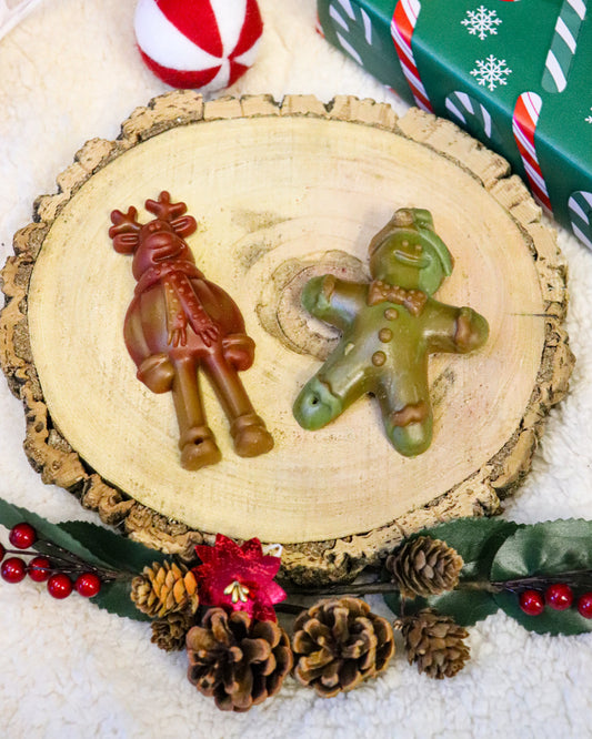 CHRISTMAS GINGER & DASHER VEGGIE DOG TREAT CHEW