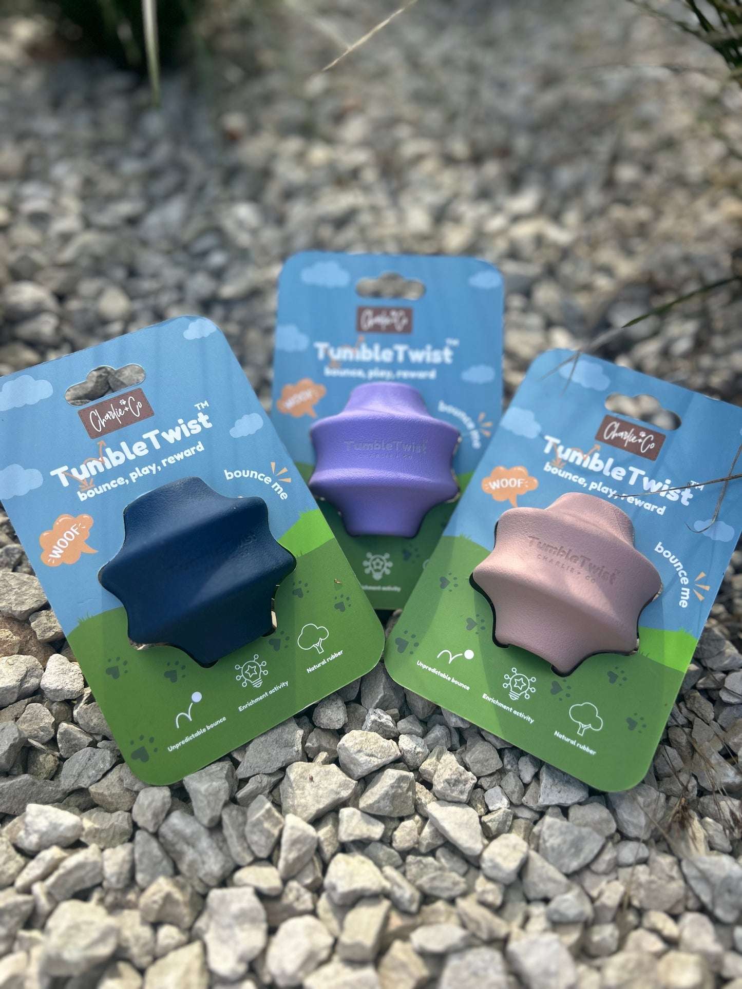 TUMBLE TWIST ENRICHMENT TOY BALL