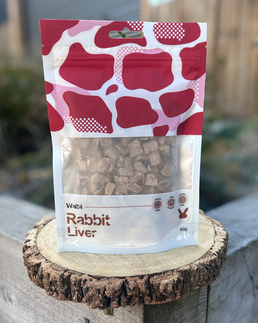 WAITA FREEZE DRIED RABBIT LIVER CUBES