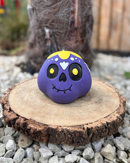 DAY OF THE DEAD SKULL LATEX TOY