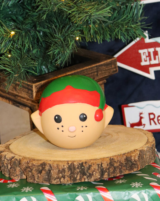 ELFRED ELF BALL LATEX SQUEAKY TOY