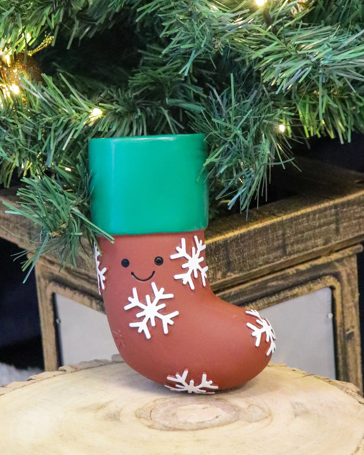 STEFAN STOCKING LATEX SQUEAKY TOY