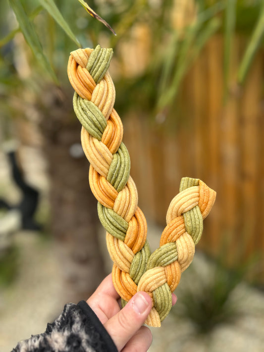TRI TONE PEANUT BUTTER BRAID REGULAR & XL