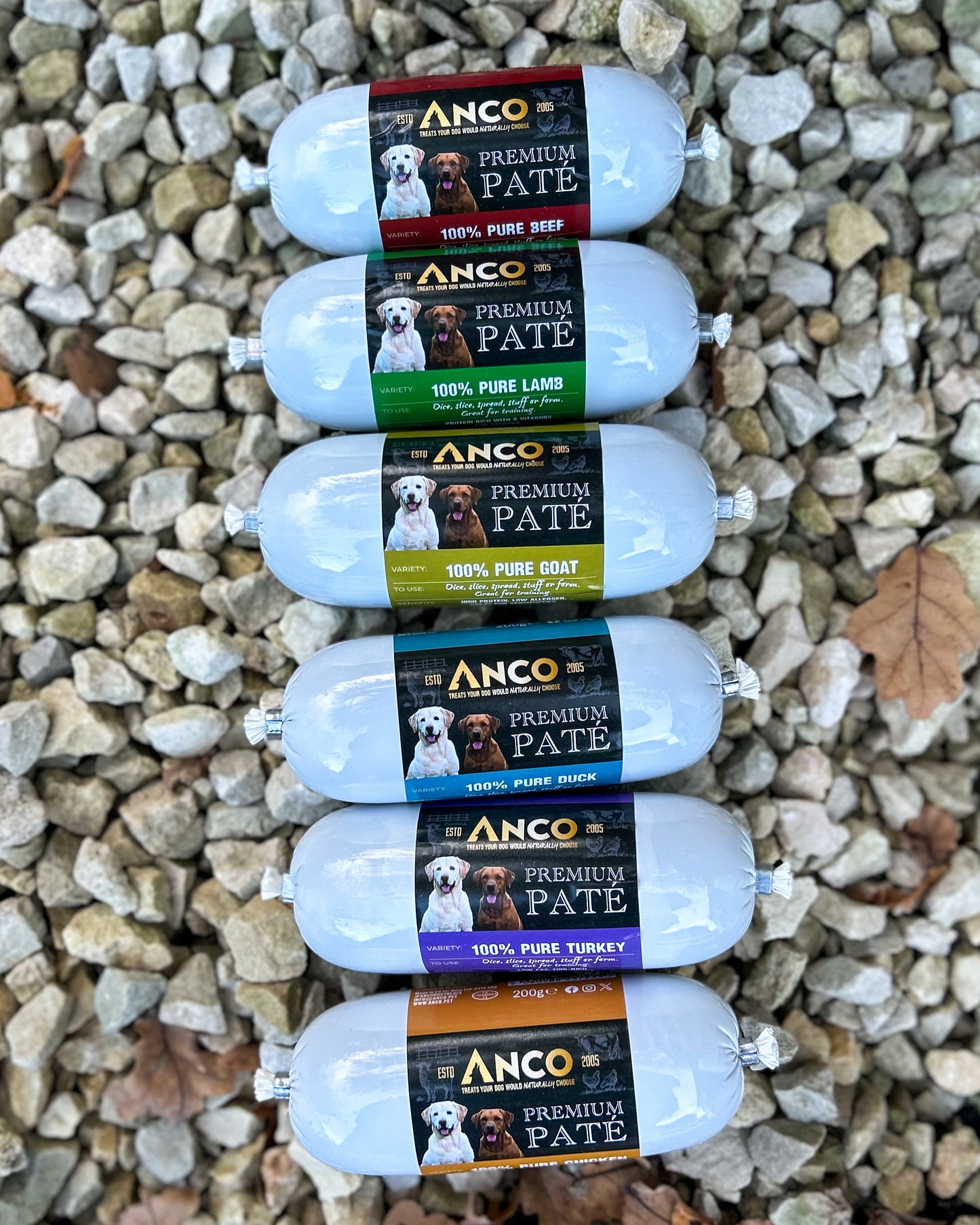 ANCO 100% SINGLE PROTEIN PATE (6 FLAVOURS)200g