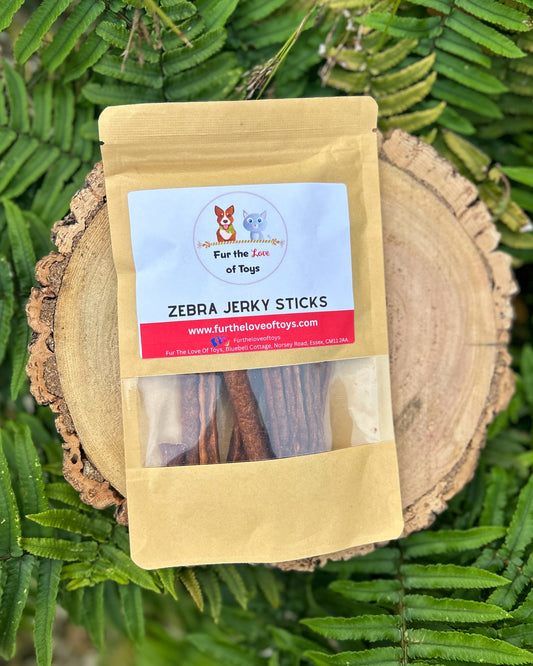 ZEBRA JERKY STICKS MEAT CHEW STICKS 100g