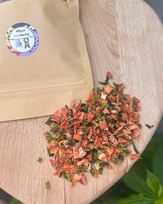 DRIED BROCCOLI & CARROT SPRINKLES SEASONING MEAL TOPPER