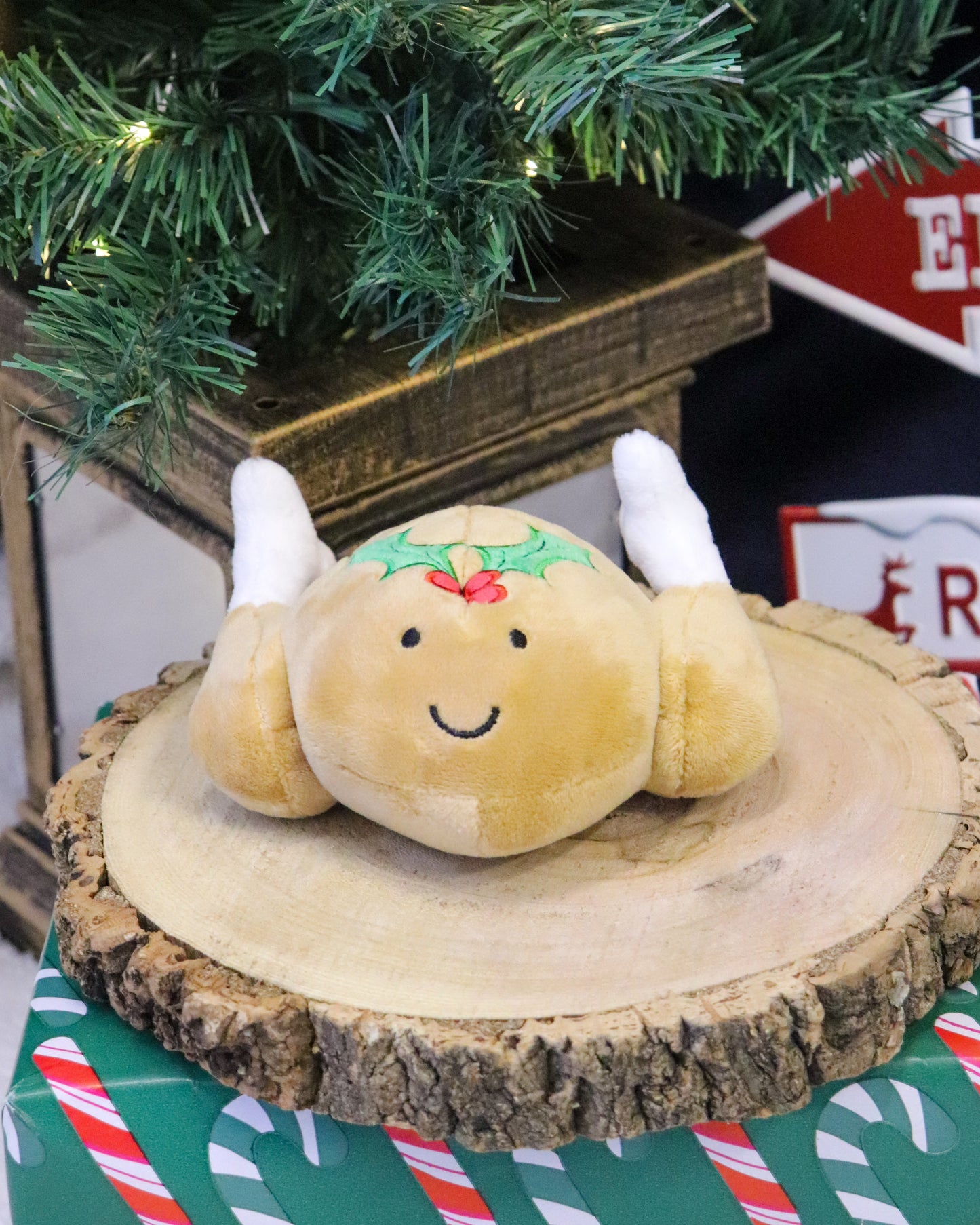 TASHA TURKEY SMALL CHRISTMAS PLUSH TOY