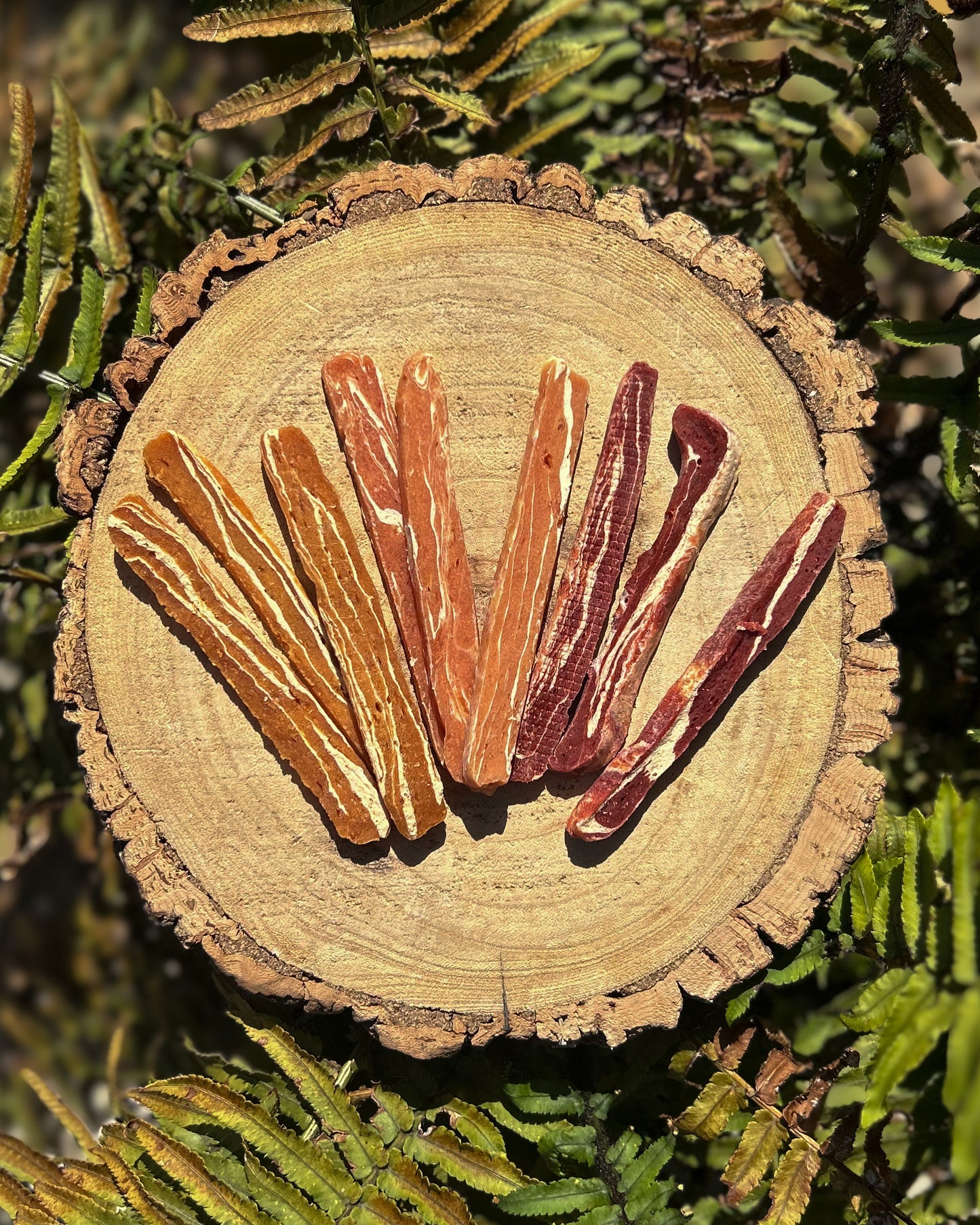 MARBLED MEATY STRIPS (SALMON, RABBIT, BEEF)