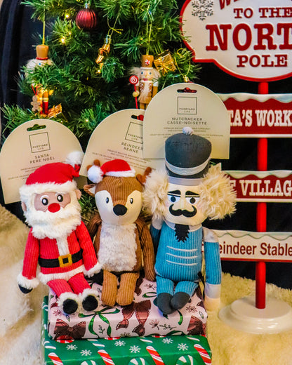 FUZZYARD CLASSIC SANTA, REINDEER, NUTCRACKER PLUSH TOY