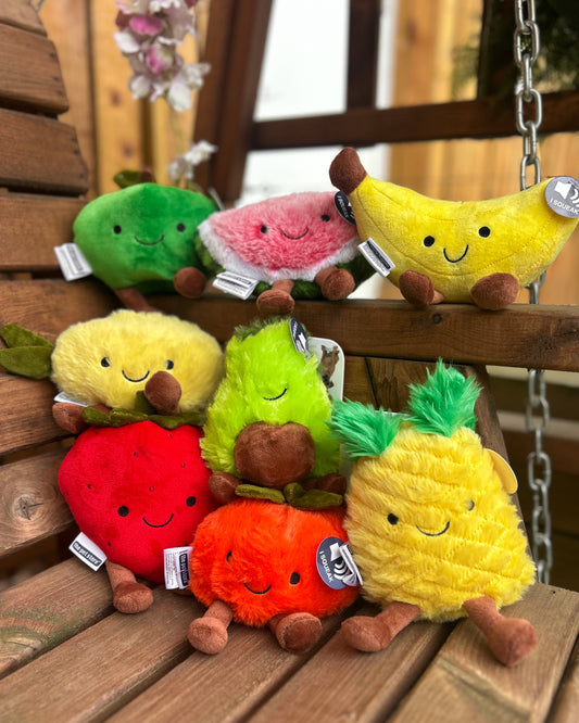 FRUITY FRIENDS FRUIT PLUSHIE DOG TOY