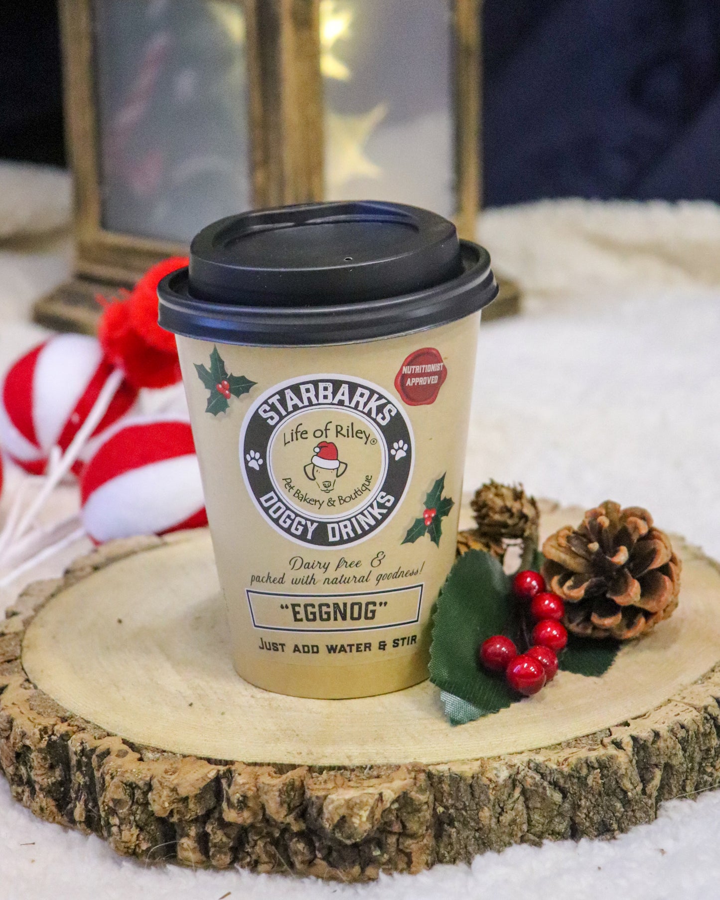 EGGNOG FESTIVE DOGGY DRINK