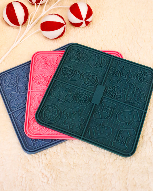 LGE SIZED CHRISTMAS LICKMAT LICKIMAT SILICON