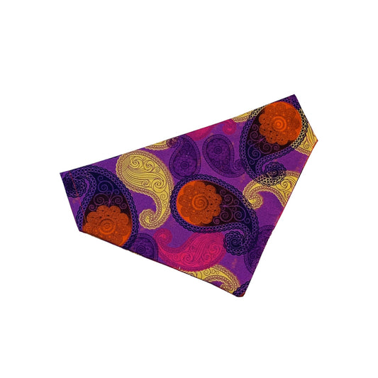 PURPLE PAISLEY BANDANA
