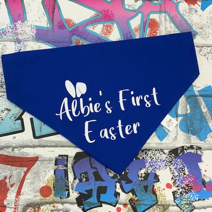 PERSONALISED FIRST EASTER BANDANA
